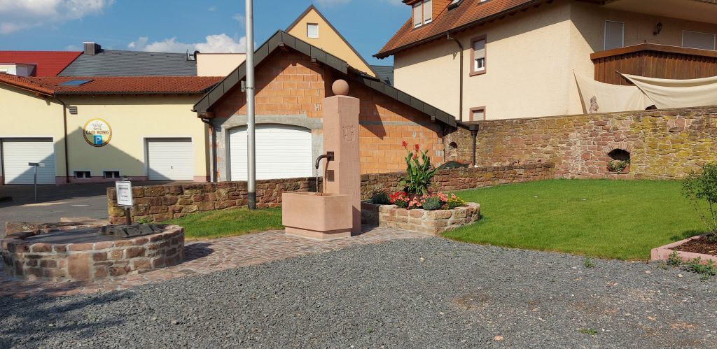 Brunnenanlage im Freihof - Heimat mit Zukunft - Großheubach